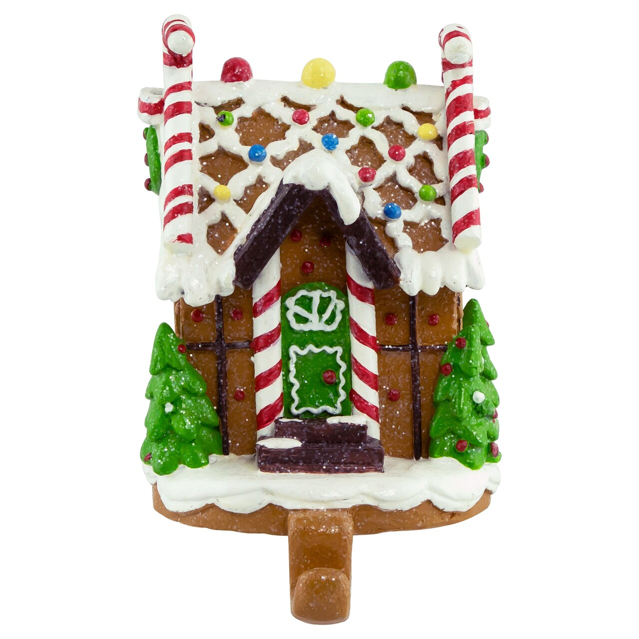 Northlight 6&#x22; Gingerbread House Christmas Stocking Holder